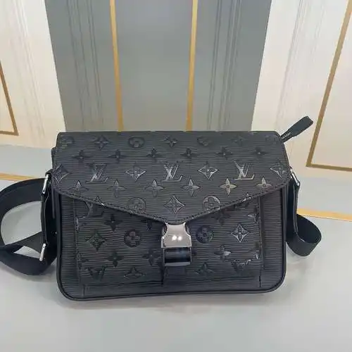 Bolso bandolera para hombre, bolso para hombre LL, bolso bandolera LL, fabricado en piel de vacuno o