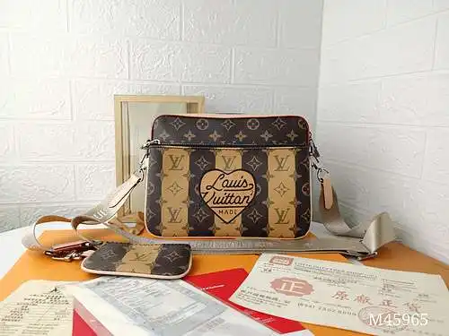 Bolso bandolera LL bolso de hombre Bolso bandolera LL Hecho de piel de vacuno original importada Cal