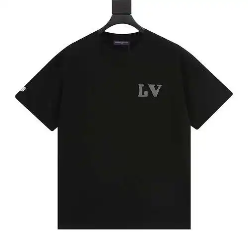 1v 24ss new foam small label letter short-sleeved T-shirt