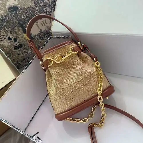 Bolso tipo cubo, bolso de mujer DI Di, bolso de hombro DI austriaco, fabricado en piel de vacuno ori