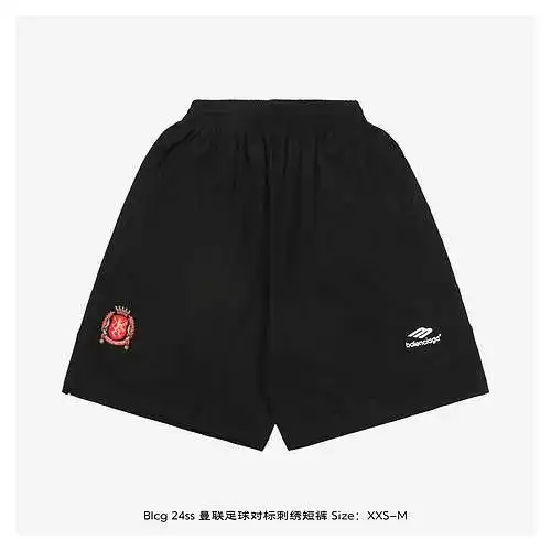 ◇Blcg 24ss Manchester United football logo embroidered shorts