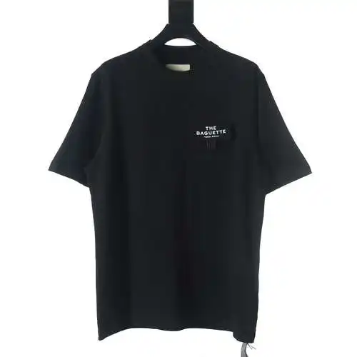 Fendi FD 23SS chest button printed pocket short-sleeved T-shirt
