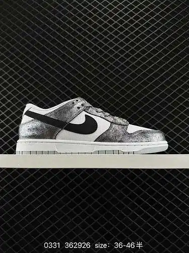 3 Nike Dunk Low Retro "Golden Gals" Nike SB Low Leonard White Silver Esquema de color blan