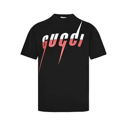 GC/Gucci 19ss lightning logo printed short sleeves