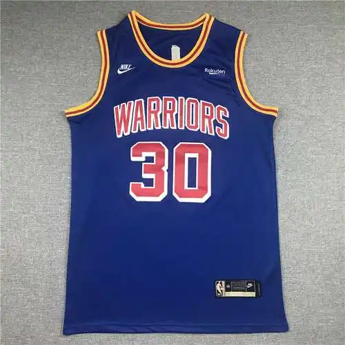 Warriors No. 30 Curry 75 Aniversario Azul