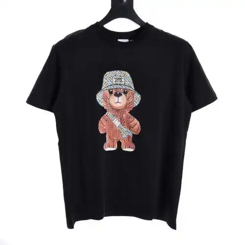 BBR bear print short sleeves front and back