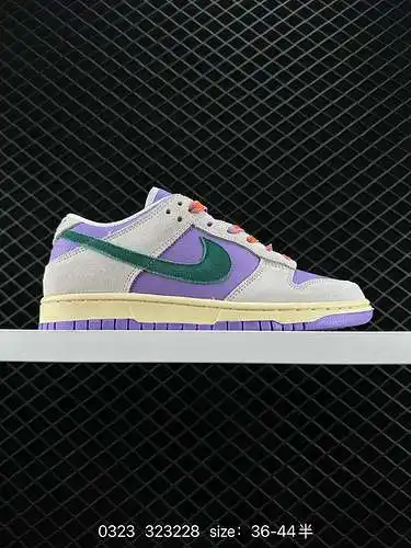 4 Zapatillas Nike NIke Dunk Low Zapatillas de skate retro Zapatillas clásicas. Fabricado en cuero na