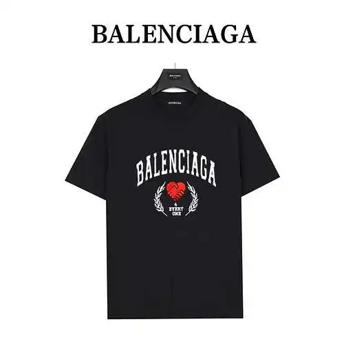 BLCG/Balenciaga Peace Plan patch logo embroidered short-sleeved T-shirt