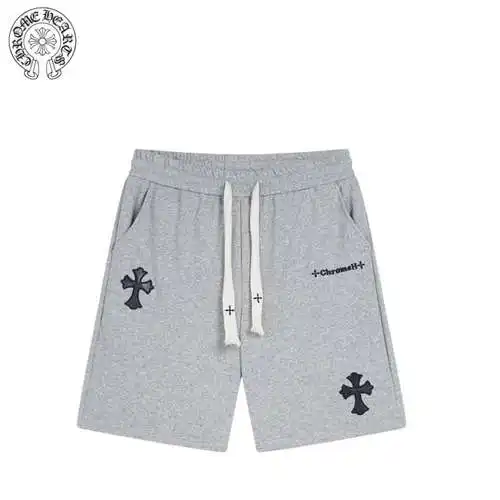 CH/Cro Heart patch embroidered shorts