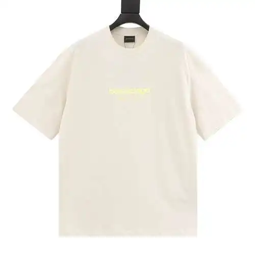 BLCG fluorescent letter printed short-sleeved T-shirt