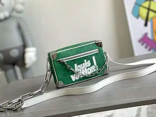 Bolso de cadena Bolso de mujer LL Bolso bandolera LL Hecho de cuero original superior importado Vers