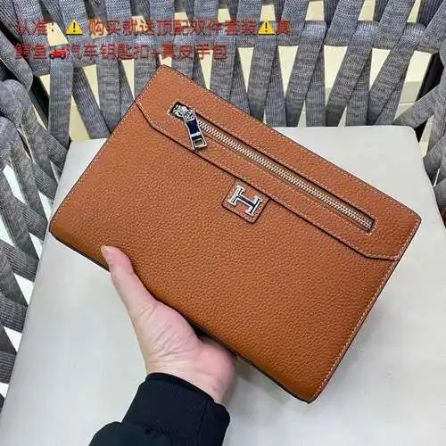 Bolso de mano, bolso de hombre Ai@Shi, bolso de mano Ai@Shi, fabricado en piel de vacuno original im