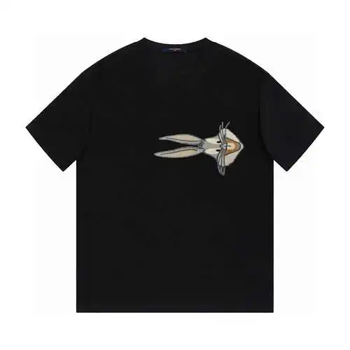 LV/Louis Vuitton 24ss Bugs Bunny embroidered short-sleeved T-shirt