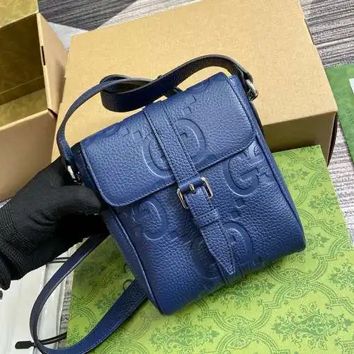 Bolso bandolera Bolso de mujer GG Bolso de hombro GG Hecho de cuero original superior importado Vers
