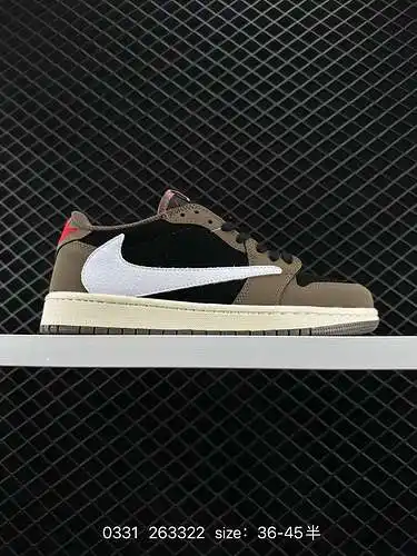 Zapatillas de baloncesto culturales de caña baja con púas conjuntas de tres partes NK Fragment x Tra