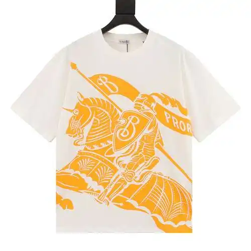 BBR 24ss Royal Knight War Horse Print Short Sleeve T-Shirt