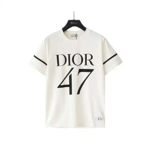 CD Dior classic letter 47 logo short-sleeved T-shirt