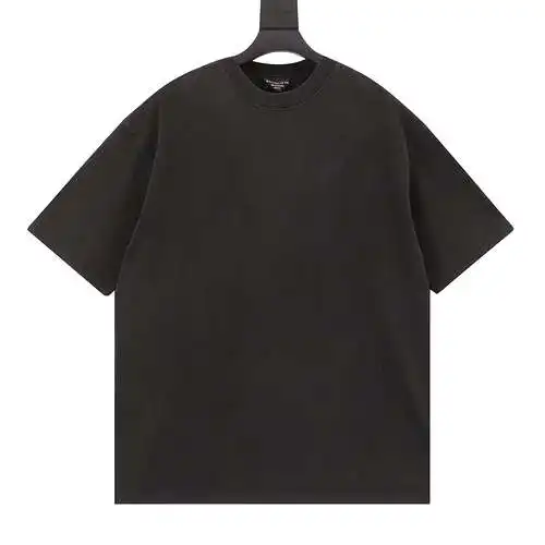 BLCG small letter embroidered round neck short sleeves
