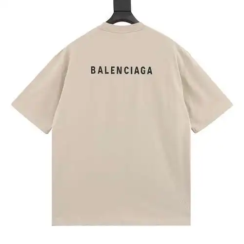 BLCG short-sleeved T-shirt with front and back letter embroidery