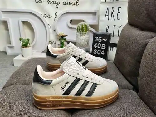 304DAdidas Originals Gazelle Bold W trébol suela gruesa de tres capas zapatillas deportivas informal