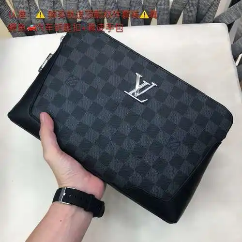 Bolso de mano Bolso de hombre LL Bolso de mano LL Hecho de piel de vaca original importada Calidad d
