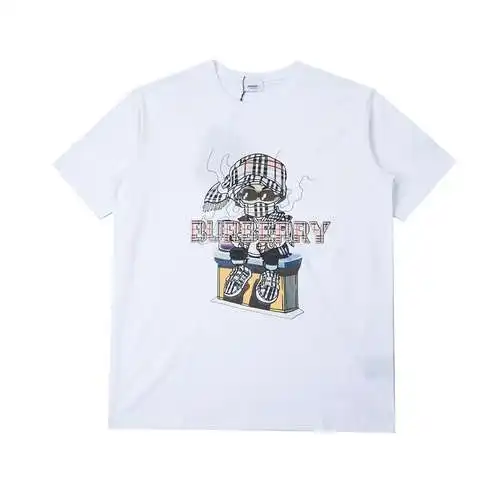 BBR/Burberry 23ss spring and summer latest turban boys printed fashion short-sleeved T-shirt