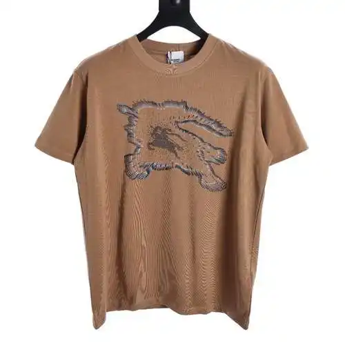 BBR 2024ss hollow war horse print short-sleeved T-shirt