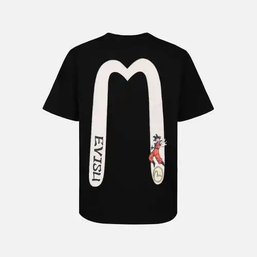 EV*ISU Lucky God x Dragon Ball Joint Series Goku Big M Printed Short Sleeves