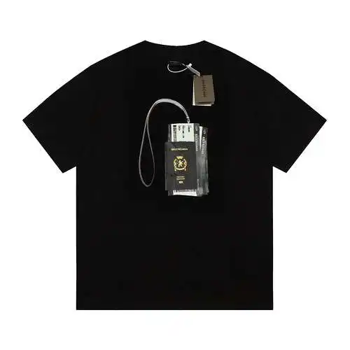 BLCG/Balenciaga new passport short-sleeved T-shirt
