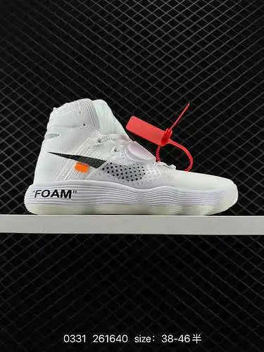 2 zapatillas de baloncesto reales conjuntas OFF-WHITE x NK Hyperdunk HD27 OW AJ478: las zapatillas d