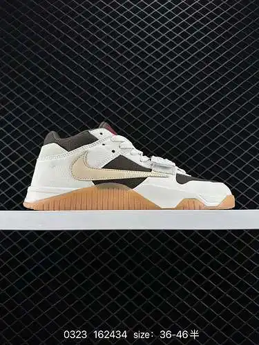 7 zapatillas casuales de marca compartida Travis Scott x Jordan Cut The Check FZ87 con 4 hormas orig