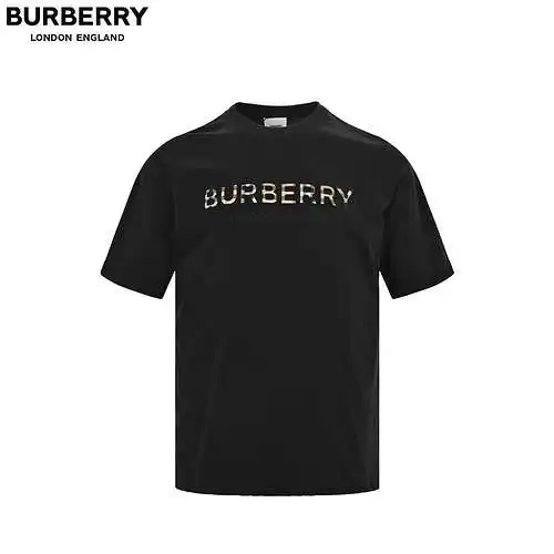 BBR/Burberry patch embossed embroidered letters short-sleeved T-shirt