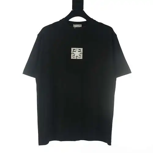 Givenchy GFC 4G star three-dimensional toothbrush embroidered short-sleeved T-shirt