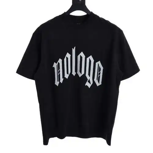 BLCG 24ss new no logo cracked print short-sleeved T-shirt