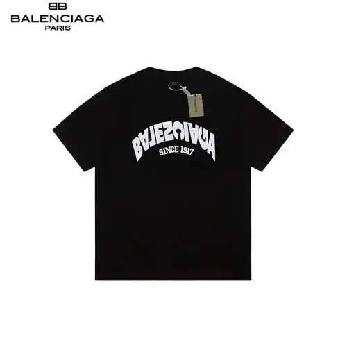 BLCG/Balenciaga mirror embroidered short sleeves