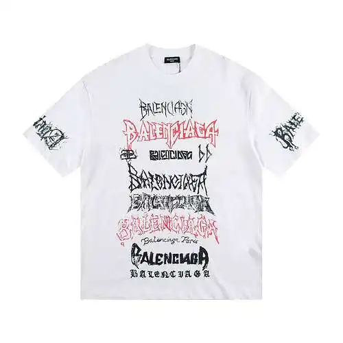 Balenciaga BLCG Year of the Dragon limited graffiti short-sleeved T-shirt