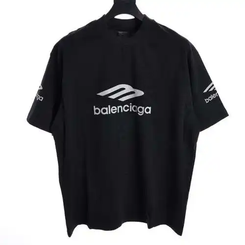 BLCG 24ss new ski series 3M reflective printed short-sleeved T-shirt
