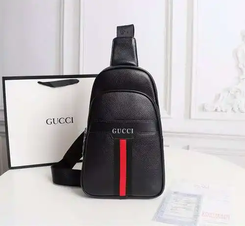 Bolso de pecho Bolso de hombre GG Bolso bandolera GG Hecho de piel de vaca original importada Calida