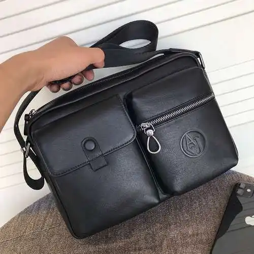 Bolso bandolera para hombre Bolso para hombre A@Ni Bolso bandolera A@Ni Hecho de cuero original supe