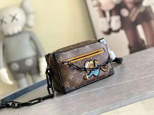 Bolso de cadena Bolso de mujer LL Bolso bandolera LL Hecho de cuero original superior importado Vers