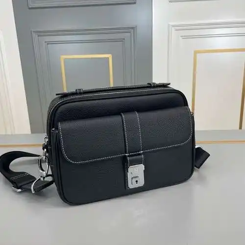Bolso bandolera para hombre, bolso para hombre Ai@Shi, bolso bandolera Ai@Shi, fabricado en piel de 