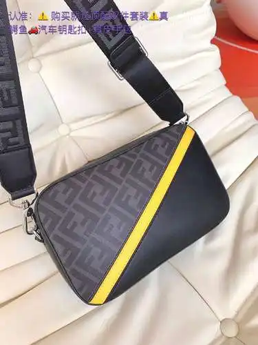 Bolso de hombre FEN, bolso para cámara FEN, bolso bandolera FEN, fabricado en piel de vacuno origina