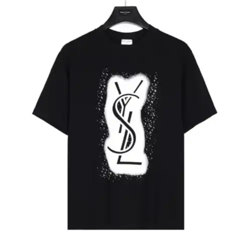 SLP/Yves Saint Laurent Obsidian Starry Short Sleeve T-shirt