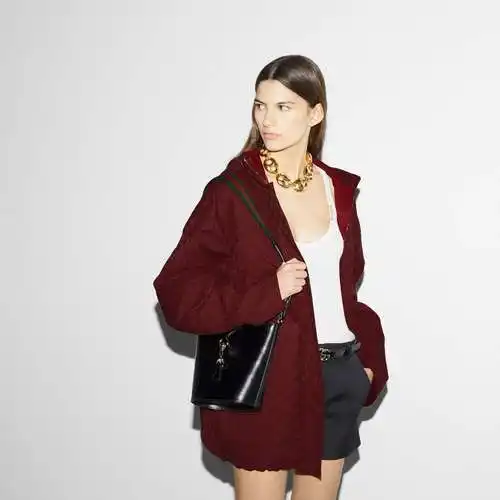 Bolso de hombro Bolso de mujer GG Bolso de axila GG Hecho de cuero original superior importado Versi