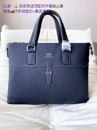 Bolso de hombre HERM, maletín Aima, bolso de mano Aima, fabricado en piel vacuno original importada,