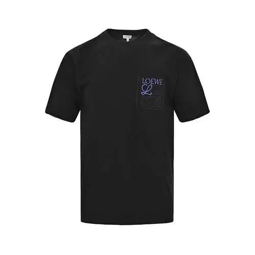 LE/Loewe 24ss pocket embroidered logo short sleeves