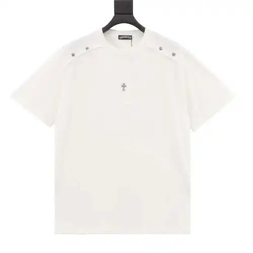 CH 24fw Button Cross Patch Short Sleeve T-Shirt