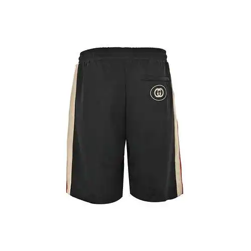 GC/Gucci tri-color striped taped shorts
