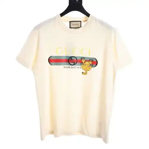 GC Garfield interlocking G printed short-sleeved T-shirt