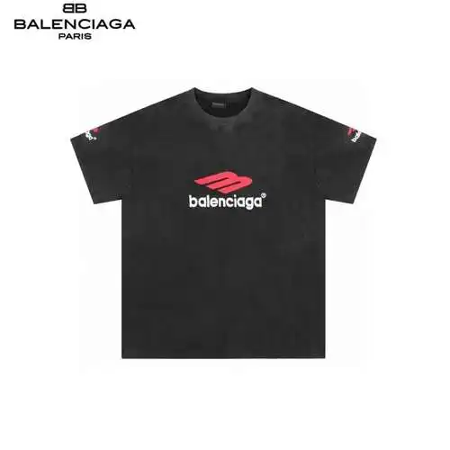 BLCG/Balenciaga 24SS front and back embroidered M short sleeves